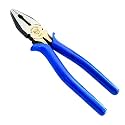 Waico Sturdy Steel Combination Plier with Anti-Rust Properties for Gripping, Holding and Cutting - 8 Inch (Blue)