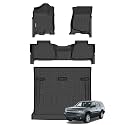 Wailtnb-All Weather Floor Mats & Cargo Liner for 2007-2014 Chevrolet Tahoe/GMC Yukon(Not for XL) Custom Fit Chevrolet Tahoe Waterproof Durable Easy to Clean Accessories for Tahoe