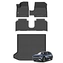 Wailtnb- for Hyundai Ioniq 5 Limited 2025-2026 (with Sliding Console) Floor Mat Cargo Liner All Weather Floor Liner Car Mat for Hyundai Ioniq 5 Custom Fit Automotive Full Set Accessories