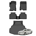 Wailtnb-Mats for Honda Accord 2008-2012 (Only for Sedan) Floor Mat Cargo Liner All Weather Floor Liner Car Mat for Honda Accord Custom Fit Automotive Full Set Accessories