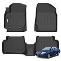 Wailtnb- for Toyota Corolla 2003-2008 Floor Mat (Not Fit for Front Seats with Heated Vents Underneath) All Weather Floor Liner Car Mat for Toyota Corolla Custom Fit Automotive Full Set Accessories