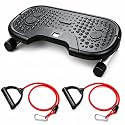 Waist Twister Machine with Digital Display, 22 Inch Ab Twist Board with Resistance Bands, Twist Exercise Machine for Core Workout, 300 lbs Capacity Home Gym Equipment