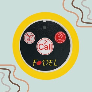 wireless waiter calling system by fodel india - call bell button- service pager system for restaurants cafes amp lounges watch receiver not included