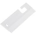 Wakauto Silicone Squeegee for Car Windows and Shower Glass Door, Soft Hanging Design, White Silicone Water Scraper for Bathroom Mirrors and Tiles, 1pcs