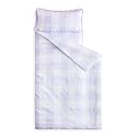 Wake In Cloud - Toddler Nap Mat with Pillow and Blanket, for Kids Boys Girls Ages 3 Plus in Kindergarten Daycare Preschool, Roll Up Sleeping Bag, Gingham Plaid Grid