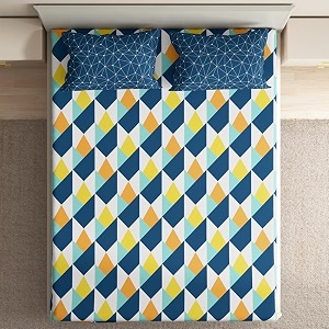 Wakefit 100 Cotton 200 TC Flat Printed