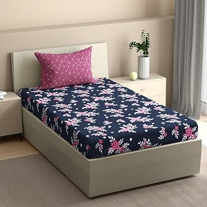 Wakefit 100 Cotton 200 TC Flat Printed