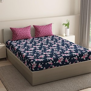 Wakefit 100 Cotton 200 TC Flat Printed