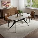 Wakefit Baklava Dining Table - Alaska White
