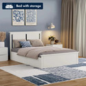 Wakefit Comet Engineered Wood Queen Box Bed, 211.10000000000002 cm x 161 cm (6.93 ft x 5.28 ft)