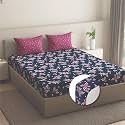 Wakefit Cotton Fitted Bedsheet 200 TC