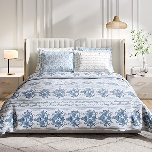 Wakefit Cotton Fitted Bedsheet 300 TC