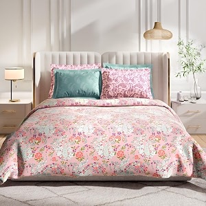 Wakefit Cotton Fitted Bedsheet 300 TC