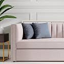 Wakefit Cushion Covers|Jute Fabric 360 TC|Omega Blue|16X16 Inch|Sofa Pillow Cover Set Of 2
