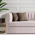 Wakefit Cushion Covers|Super Soft Velvet Fabric 360 TC|Reflection Mocha Brown|16X16 Inch|Sofa Pillow Cover Set Of 2