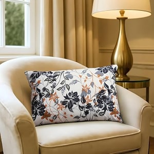 wakefit cushion for sofa  super soft fabric cushion pillow throw pillow for sofa  premium fresh hollow fibre filling  16x16 inches  autumn sunset  set of 3