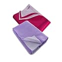Wakefit Baby Swaddle Wrap | 100% Cotton Ultra Soft Printed Muslin Cloth Wrap for New Born Baby | Snuggle Wrap for Toddlers | Small (70x70 Cms) | Elepha | White - Set of 2