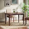 Wakefit Giloy Dining Table - 4 Seater I Marble Finish I Vitrified Tile Top I Amphora White