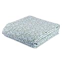 Wakefit Dohar Double Bed | 100% Cotton Blanket for Double Size Bed, Quilt | 110 GSM | Reverisible AC Blanket | 90x82 Inches - Mika Lilac