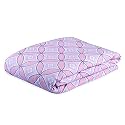 Wakefit Dohar Double Bed | 100% Cotton Blanket for Double Size Bed, Quilt | 110 GSM | Reverisible AC Blanket | 90x82 Inches - Mika Lilac