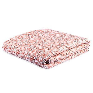 wakefit dohar single bed  100 cotton blanket for single size bed quilt  110 gsm  reverisible ac blanket  90x56 inches - panag green