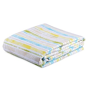 wakefit dohar single bed  100 cotton blanket for single size bed quilt  110 gsm  reverisible ac blanket  90x56 inches - tropica yellow