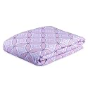 Wakefit Dohar Single Bed | 100% Cotton Blanket for Single Size Bed, Quilt | 110 GSM | Reverisible AC Blanket | 90x56 Inches - Mika Lilac