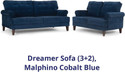 Wakefit Dreamer Fabric 3 + 2 Sofa Set