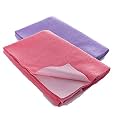 Wakefit Baby Swaddle Wrap | 100% Cotton Ultra Soft Printed Muslin Cloth Wrap for New Born Baby | Snuggle Wrap for Toddlers | Large (100x100 Cms) | Elepha | White - Set of 2