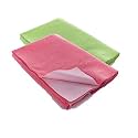 Wakefit Baby Swaddle Wrap | 100% Cotton Ultra Soft Printed Muslin Cloth Wrap for New Born Baby | Snuggle Wrap for Toddlers | Large (100x100 Cms) | Elepha | White - Set of 2
