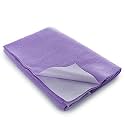 Wakefit Dry Sheet for New Born Baby | Waterproof Sheet for Toddler | Anti-Piling Fleece Extra Absorbent Quick Dry Sheet | Infant Bed Protector | Medium (100x70 Cms) | Orange - Set of 1