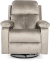 Wakefit Stargazer Fabric Manual Swivel & Rocker Recliner