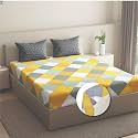 Wakefit Fitted 144TC 100 Cotton Printed Bedsheet