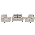 Wakefit Sofa Set | 3 Year Warranty | Sofa 4 Seater, 4 Seater Sofa for Living Room, Wooden Sofa Set, Sofa Set 2+1+1 Seater - Lounger Plus(Reflection : White)