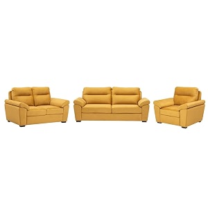 wakefit sofa set  5 year warranty  sofa 6 seater 6 seater sofa for living room wooden sofa set sofa set 321 seater - lounger plusreflection  yellow