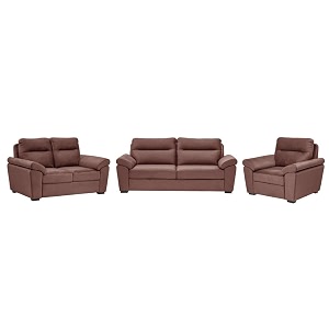 wakefit sofa set  3 year warranty  sofa 6 seater 6 seater sofa for living room wooden sofa set sofa set 321 seater - lounger plusreflection  rose brown