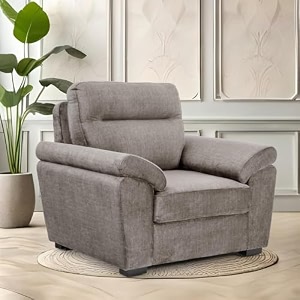 wakefit sofa set  5 year warranty  sofa 1 seater 1 seater sofa for living room wooden sofa set single seater - azoresrobin  beige