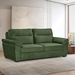 wakefit sofa set  5 year warranty  sofa 3 seater 3 seater sofa for living room wooden sofa set couch sofa for living room - lounger plusreflection  green