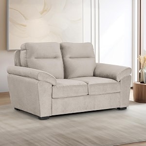 wakefit sofa set  3 year warranty  sofa 2 seater 2 seater sofa for living room wooden sofa set couch sofa for living room - lounger plusreflection  white