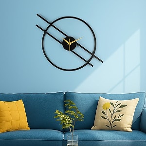 Wakefit Metal Analog Wall Clock Big
