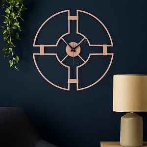 Wakefit Metal Analog Wall Clock Big