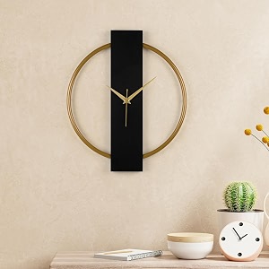 Wakefit Metal Analog Wall Clock Big