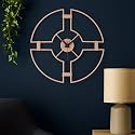Wakefit Metal Analog Wall Clock Big 