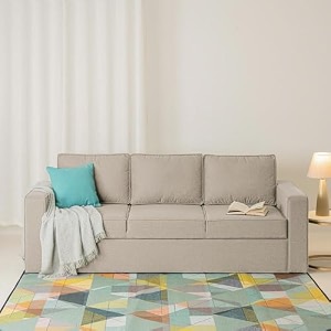 wakefit sofa set  3 year warranty  sofa 3 seater 3 seater sofa for living room wooden sofa set couch sofa for living room sofa for living room - napperomega  pearl