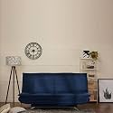 Wakefit Neem Wood Sofa Cum Bed 3 Seater | 3 Yrs Warranty | Sofa Bed 6 X 4 Feet, Foldable Sofa Cum Bed - Amoeba (Malphino: Cobalt Blue)