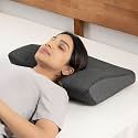 Wakefit Orthopedic Cervical Pillow | Standard Size 23x15x4 Inch Memory Foam Pillow for Neck & Shoulder Pain | Machine Washable Ultra Soft Jacquard Cover | 2 Year Manufacturer Warranty - Dark Grey