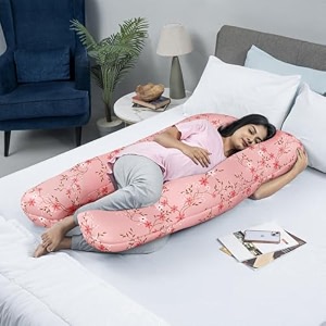 wakefit pregnancy pillow  6 months warranty  velvet c-shape maternity pillow for pregnant mothers pillow for pregnant women  charcoal grey