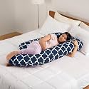 Wakefit Pregnancy Pillow | 6 Months Warranty | Velvet C-Shape Maternity Pillow for Pregnant Mothers, Pillow for Pregnant Women | Charcoal Grey
