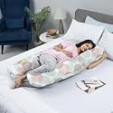 Wakefit Pregnancy Pillow | 6 Months Warranty | Velvet C-Shape Maternity Pillow for Pregnant Mothers, Pillow for Pregnant Women | Charcoal Grey