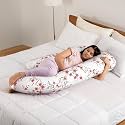 Wakefit Pregnancy Pillow | 6 Months Warranty | Velvet C-Shape Maternity Pillow for Pregnant Mothers, Pillow for Pregnant Women | Charcoal Grey